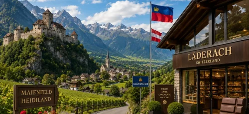 Heidiland (Maienfeld), Liechtenstein & Läderach Chocolate Day Trip